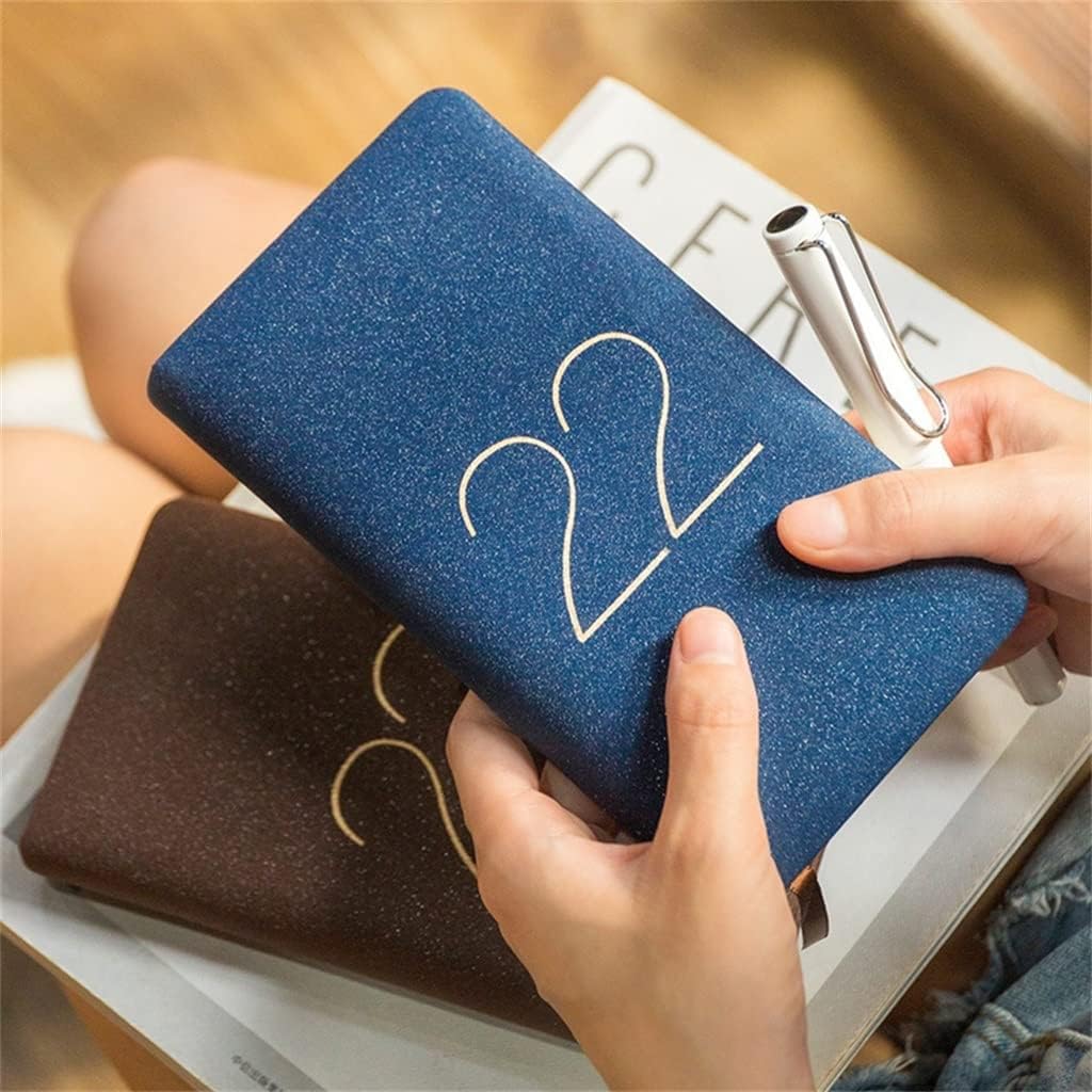 JJZXD 48K小ノートブックアジェンダ2022ポケットメモ帳日